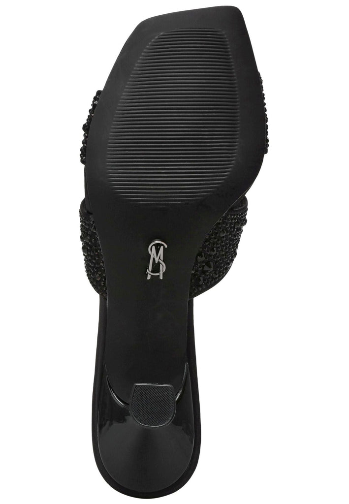 Steve Madden Pantoletten Lederimitat/Textil Schwarz