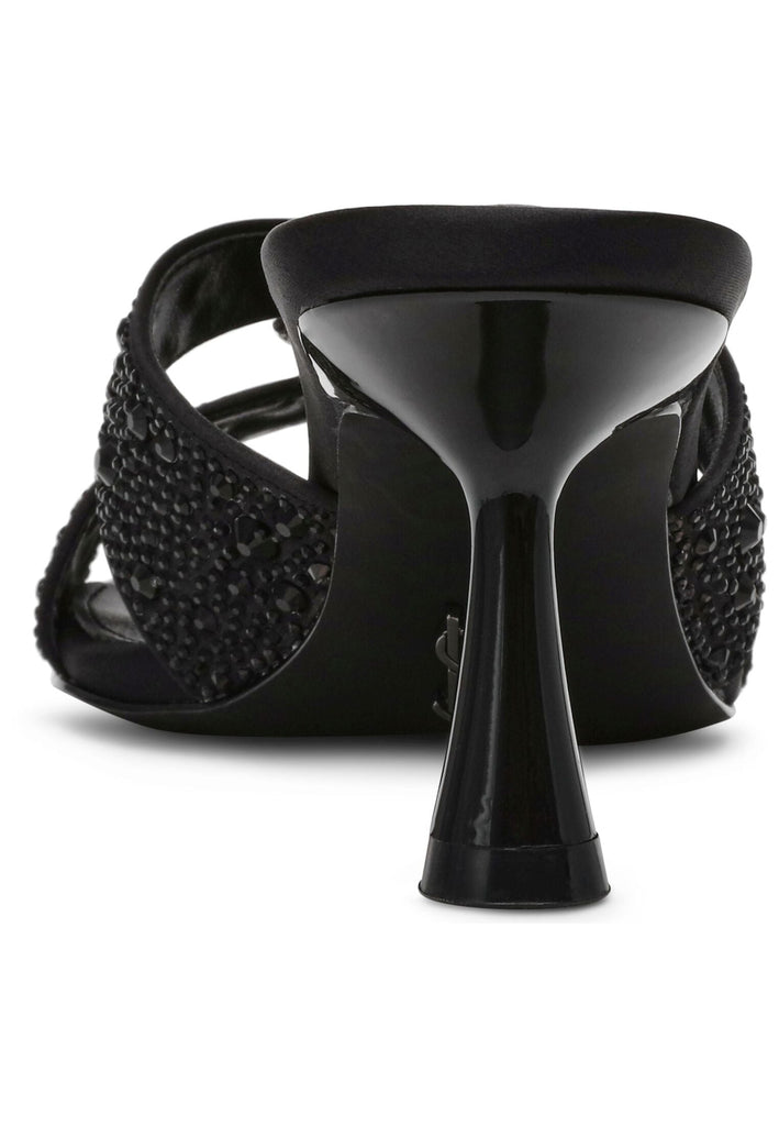 Steve Madden Pantoletten Lederimitat/Textil Schwarz