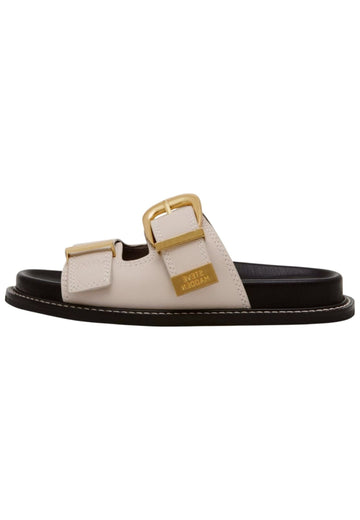 Pantoletten Steve Madden Pantoletten Leder Offwhite