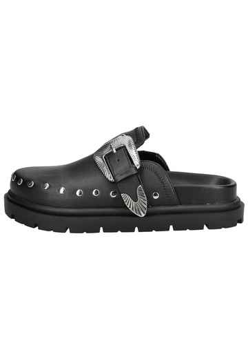 Pantoletten Steve Madden Pantoletten Leder Schwarz