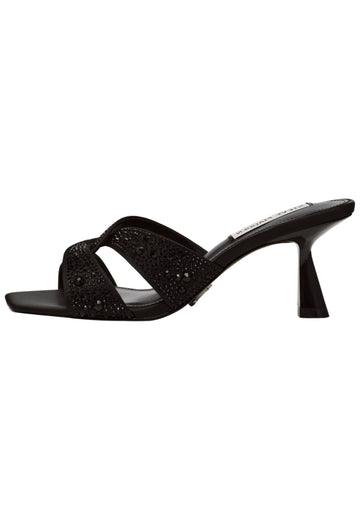 Pantoletten Steve Madden Pantoletten Lederimitat/Textil Schwarz