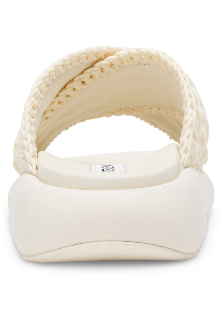 Steve Madden Pantoletten Textil Creme