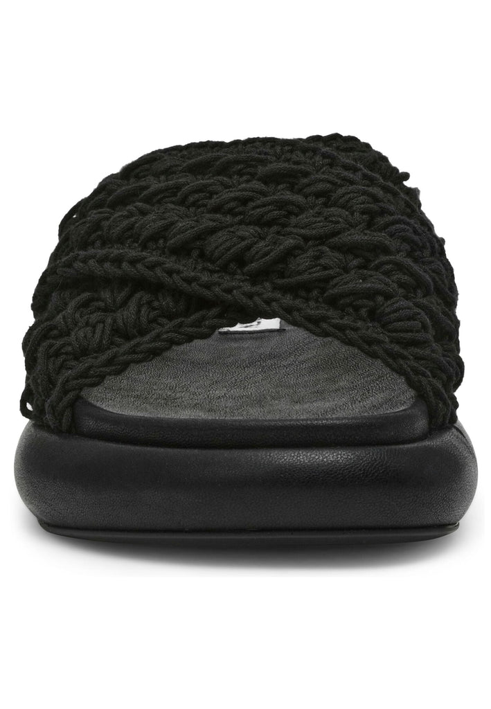 Steve Madden Pantoletten Textil Schwarz