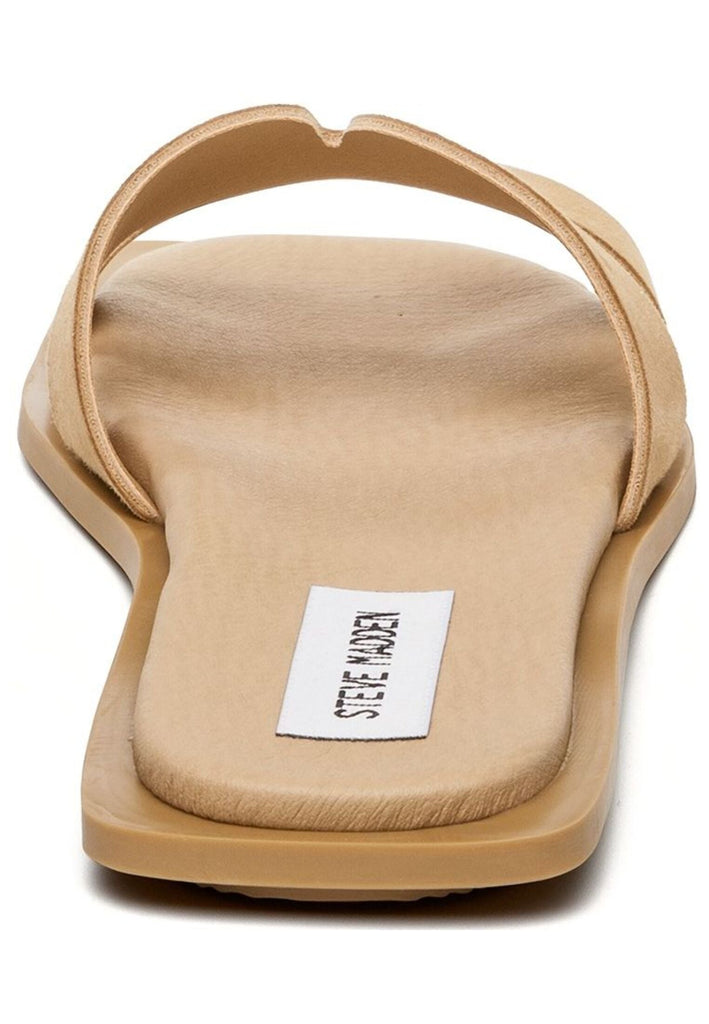 Steve Madden Pantoletten Veloursleder Sand