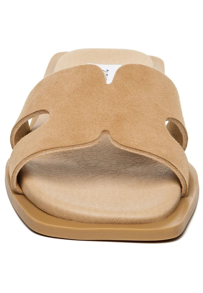 Steve Madden Pantoletten Veloursleder Sand