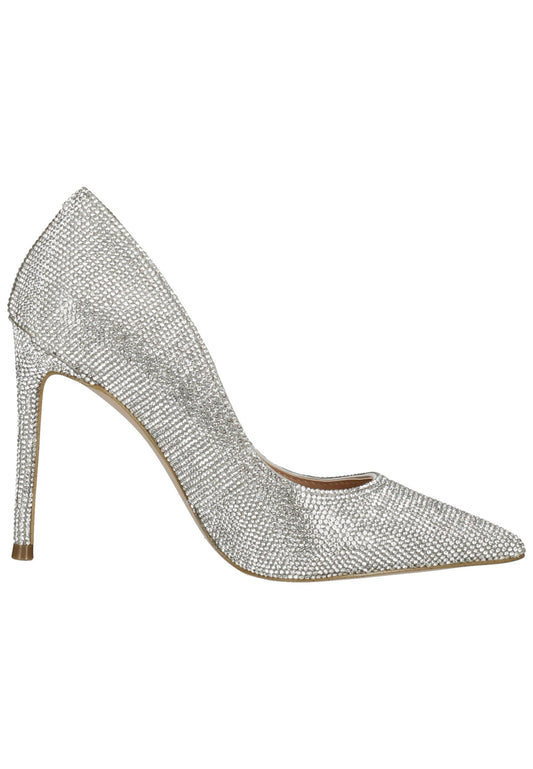 Steve Madden Pumps Lederimitat/Textil Silber
