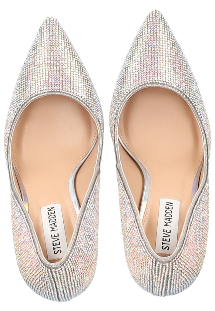 Steve Madden Pumps Textil Silber