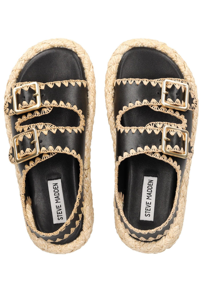 Steve Madden Sandalen Leder Schwarz