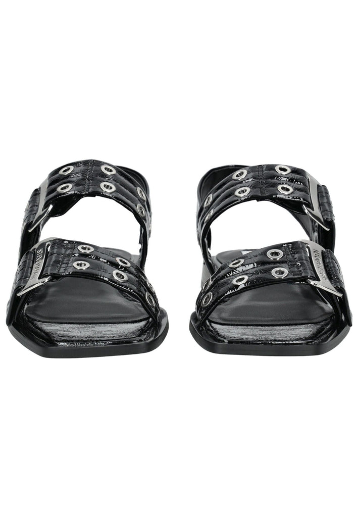 Steve Madden Sandalen Lederimitat Schwarz