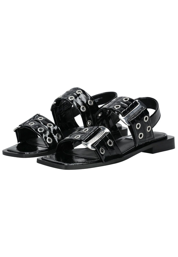 Steve Madden Sandalen Lederimitat Schwarz