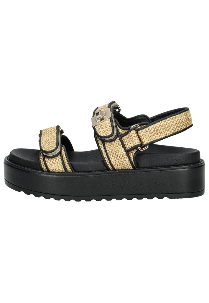 Steve Madden Sandalen Lederimitat Schwarz/Beige