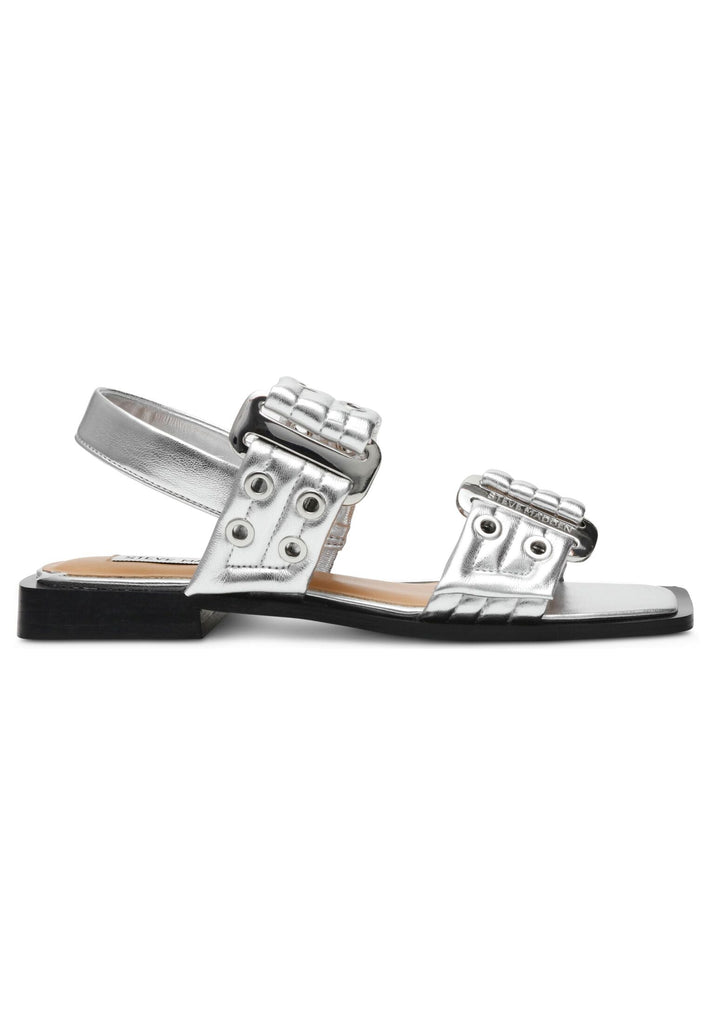 Steve Madden Sandalen Lederimitat Silber