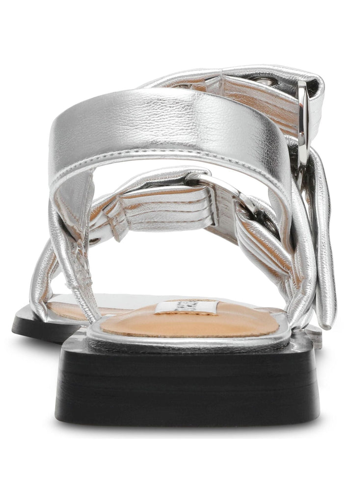 Steve Madden Sandalen Lederimitat Silber