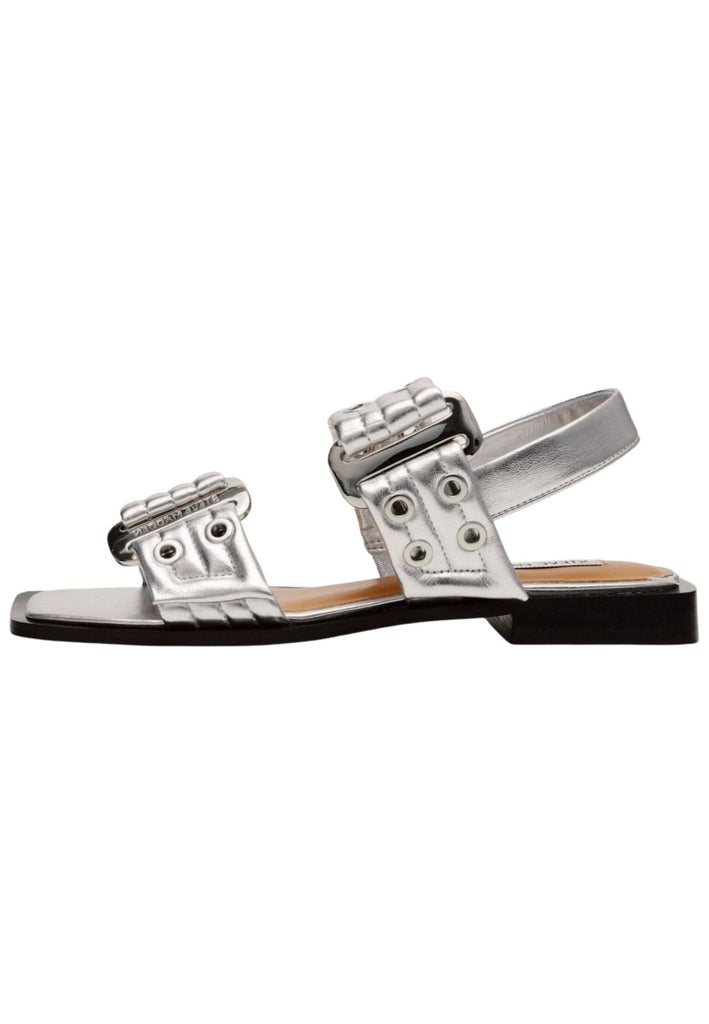 Steve Madden Sandalen Lederimitat Silber