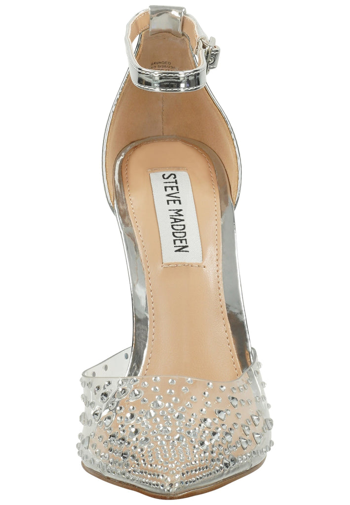 Steve Madden Sandalen Lederimitat Silber