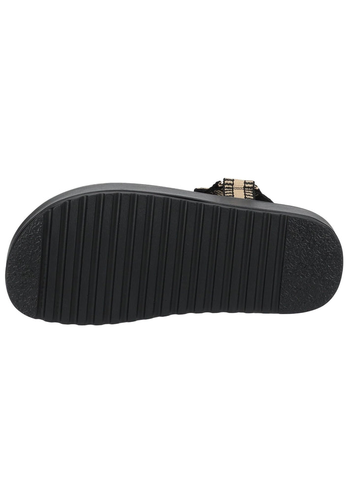 Steve Madden Sandalen Textil Schwarz/Beige