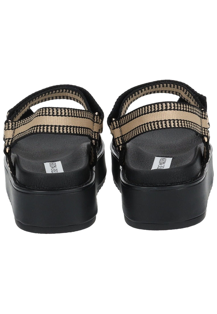 Steve Madden Sandalen Textil Schwarz/Beige