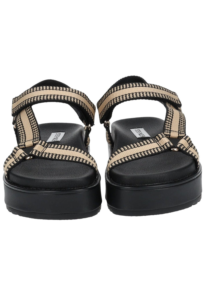 Steve Madden Sandalen Textil Schwarz/Beige
