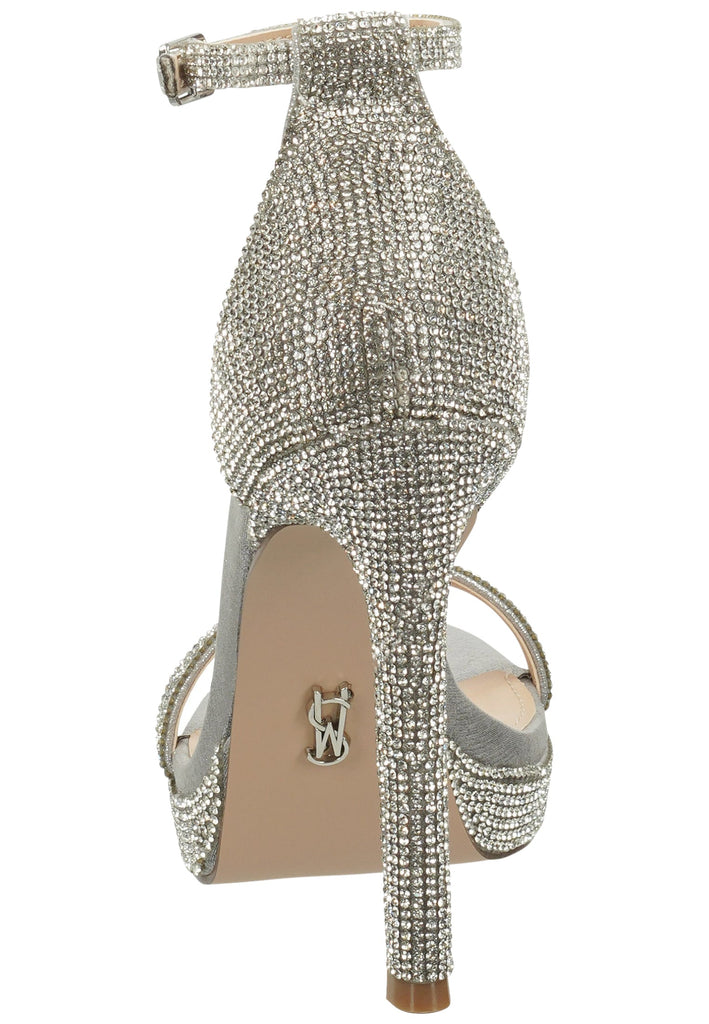 Steve Madden Sandalen Textil Silber