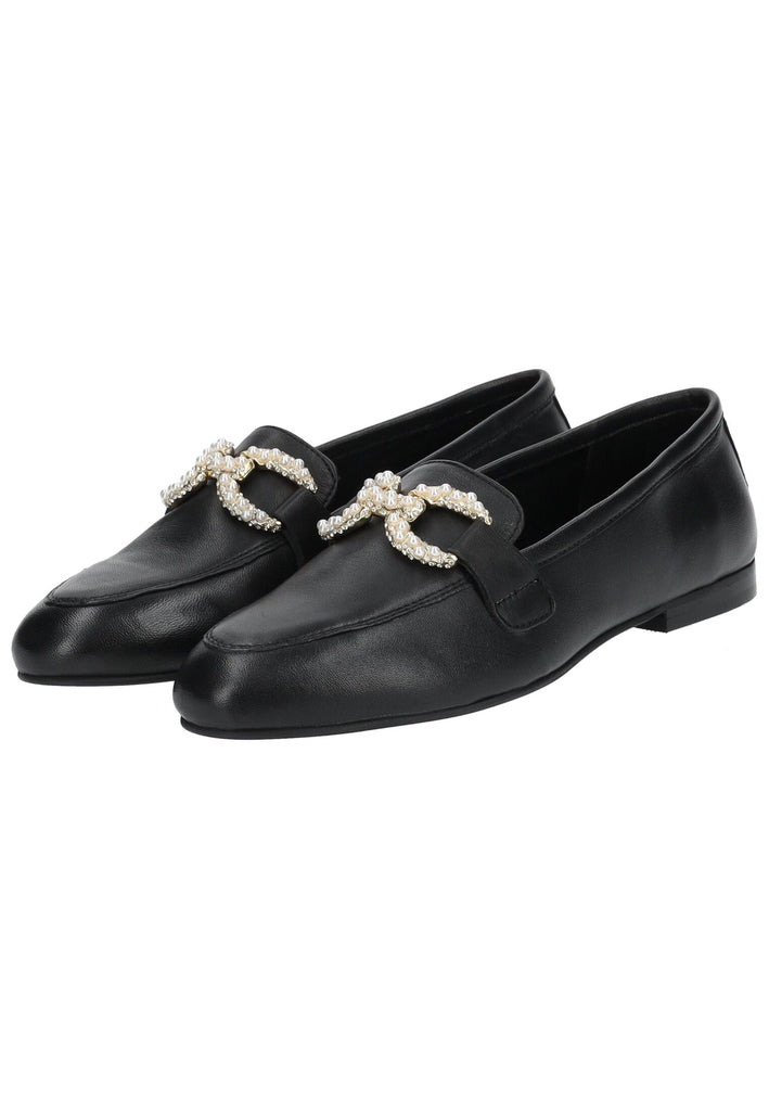 Steve Madden Slipper Leder Schwarz