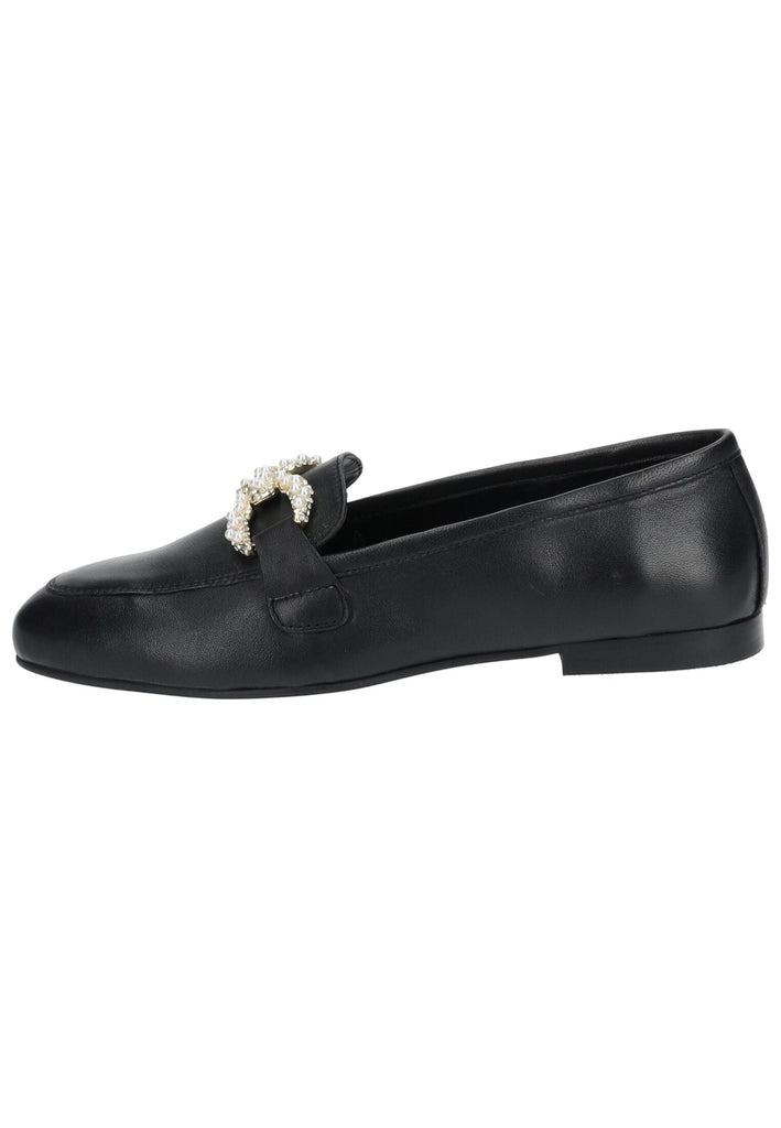 Steve Madden Slipper Leder Schwarz
