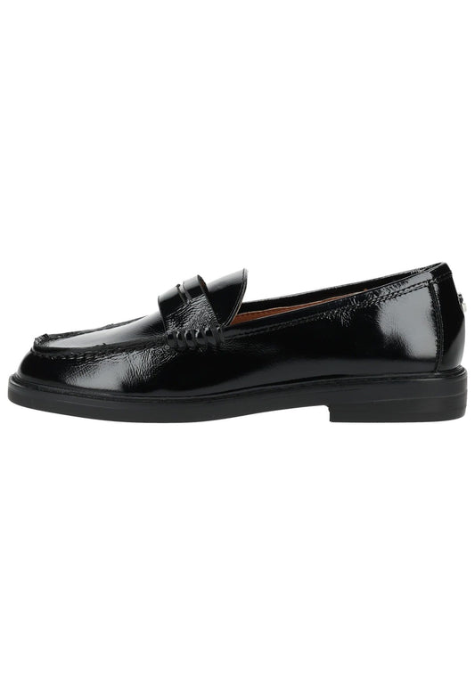 Steve Madden Slipper Leder Schwarz
