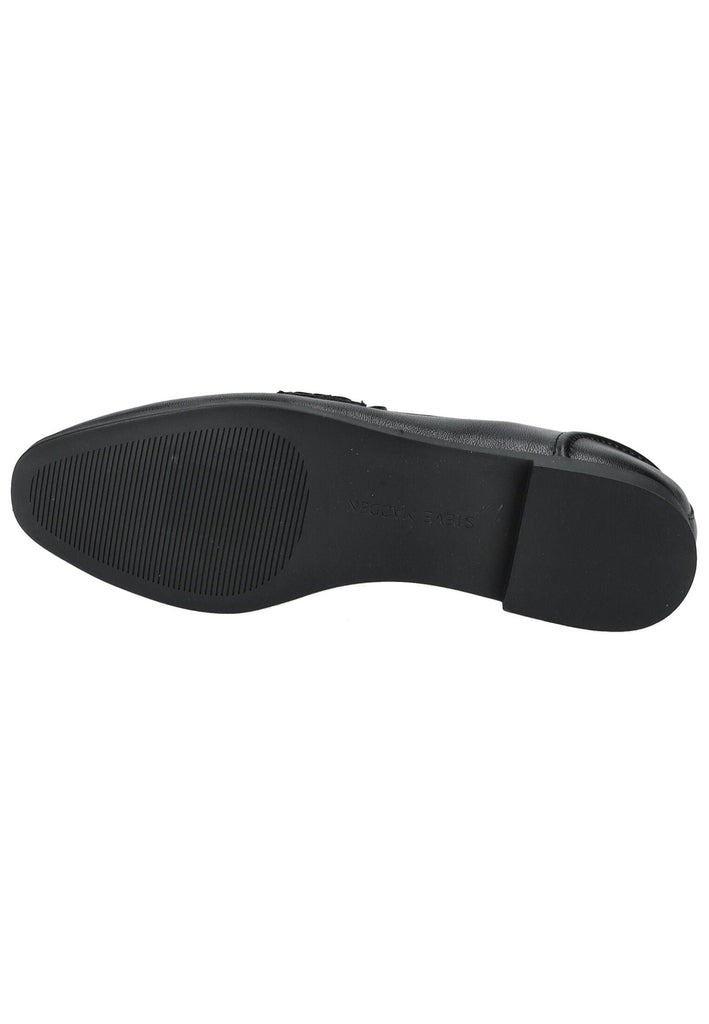 Steve Madden Slipper Leder Schwarz/Silber