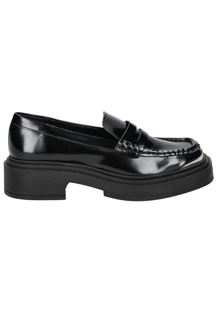 Steve Madden Slipper Lederimitat Schwarz Lack