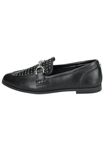 Slipper Steve Madden Slipper Leder Schwarz/Silber