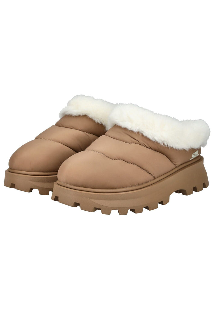 Steve Madden Slipper Textil Tan