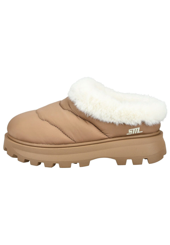 Steve Madden Slipper Textil Tan