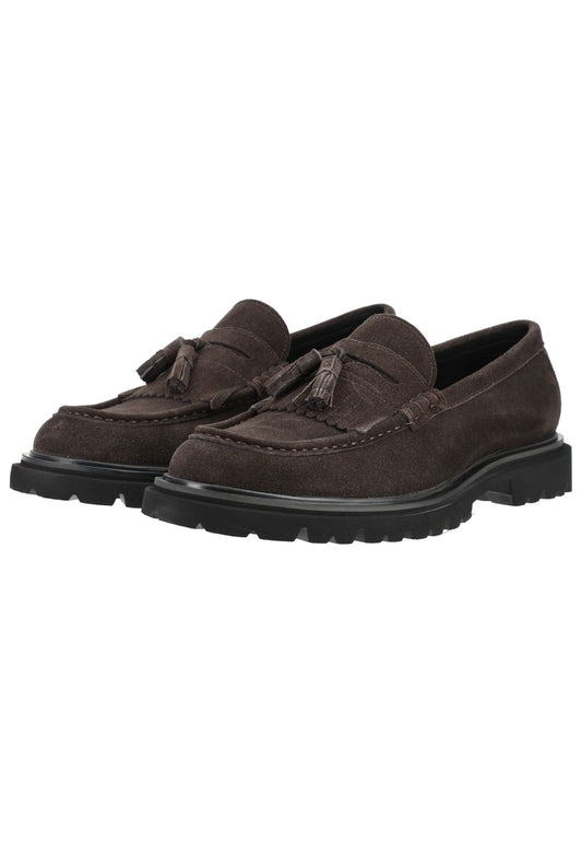 Steve Madden Slipper Veloursleder Dunkelbraun