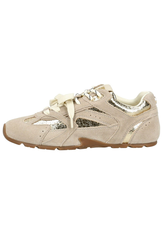 Steve Madden Sneaker Leder Gold/Beige