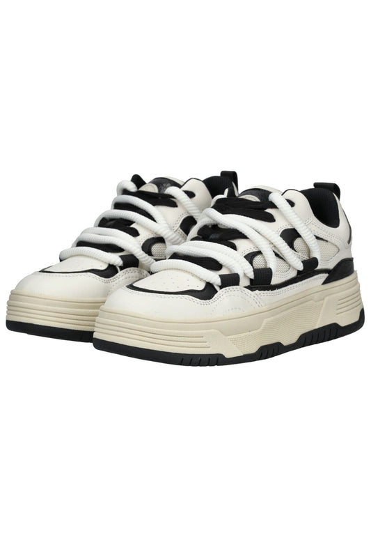 Steve Madden Sneaker Leder/Textil Schwarz Kombi