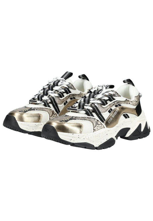 Steve Madden Sneaker Lederimitat Braun/Schwarz