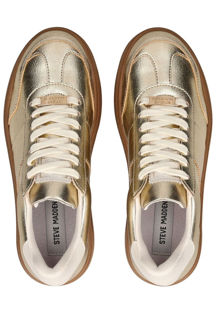 Steve Madden Sneaker Lederimitat Gold