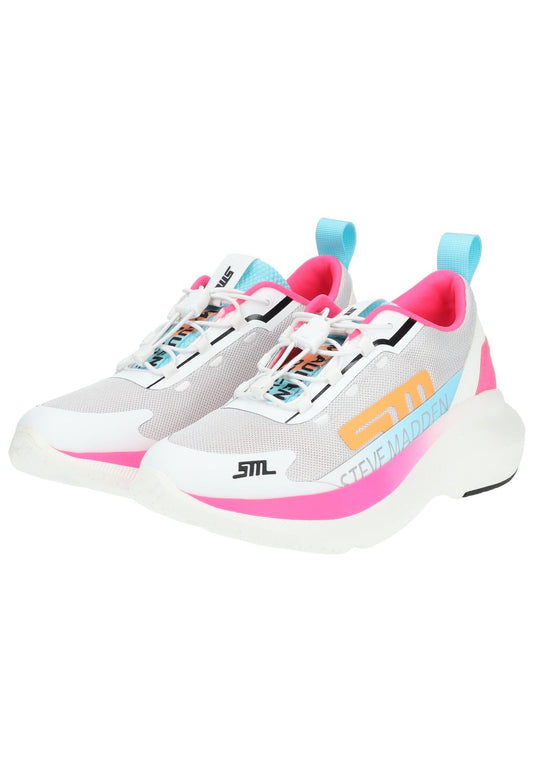 Steve Madden Sneaker Lederimitat/Mesh Blau/Pink