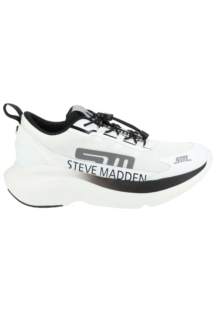 Steve Madden Sneaker Lederimitat/Mesh Weiß/Schwarz