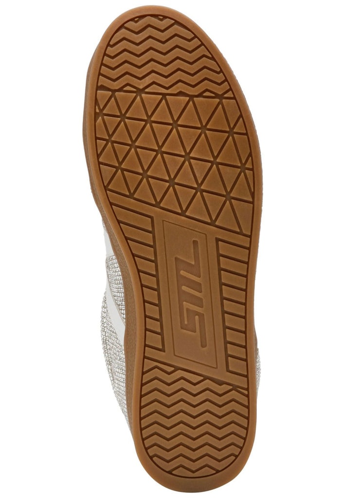 Steve Madden Sneaker Lederimitat Silber