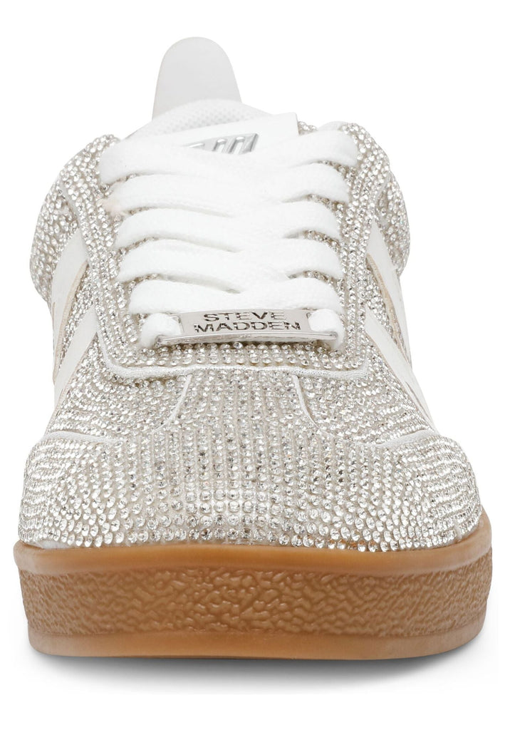 Steve Madden Sneaker Lederimitat Silber