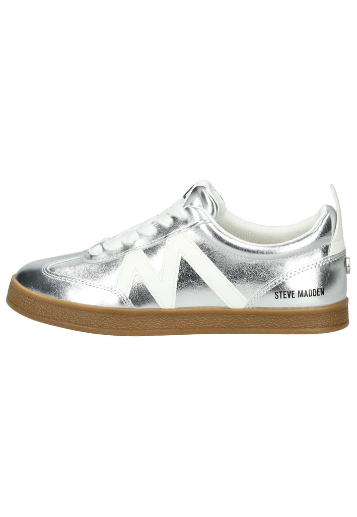 Steve Madden Sneaker Lederimitat Silber