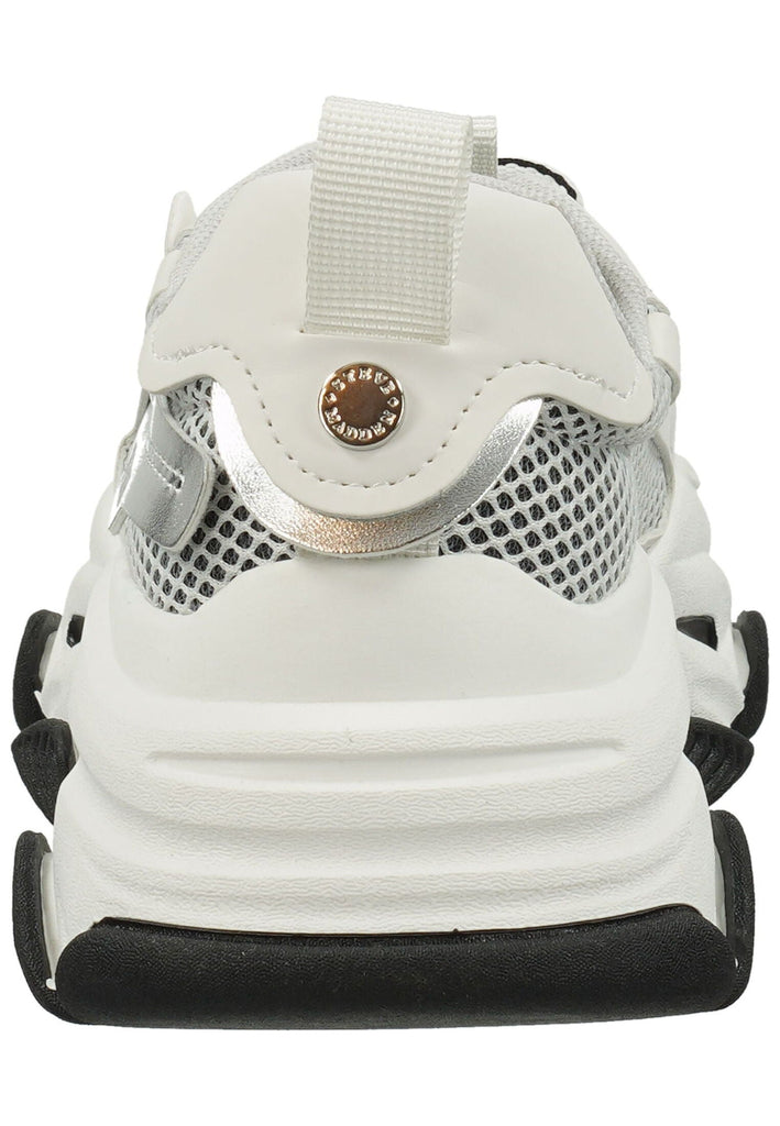 Steve Madden Sneaker Lederimitat Silber/Weiß