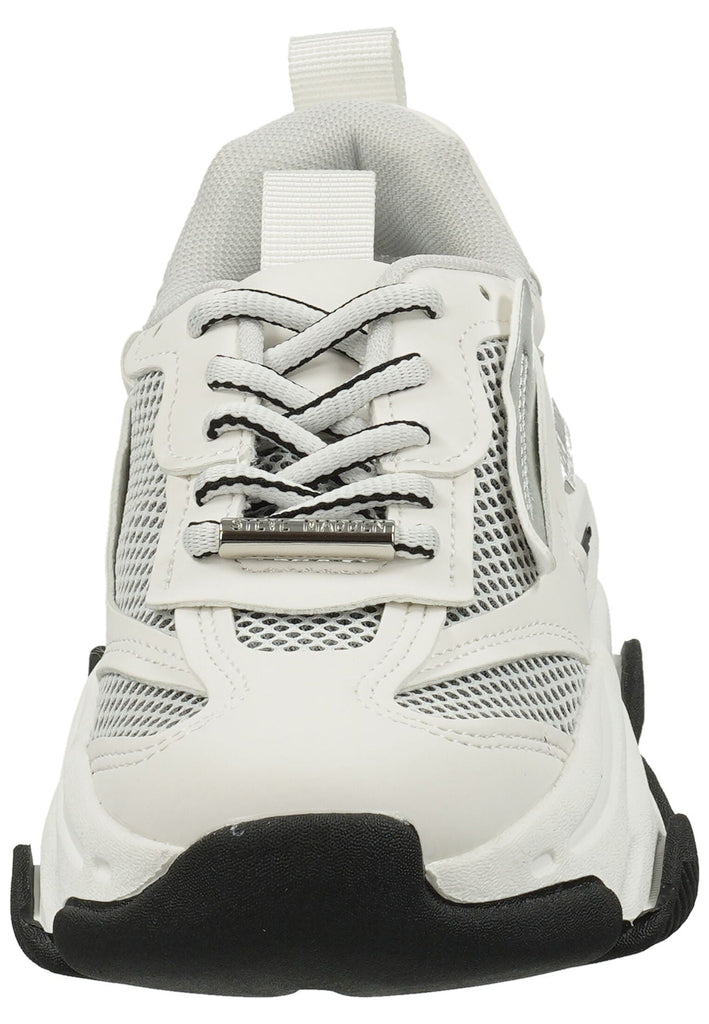Steve Madden Sneaker Lederimitat Silber/Weiß
