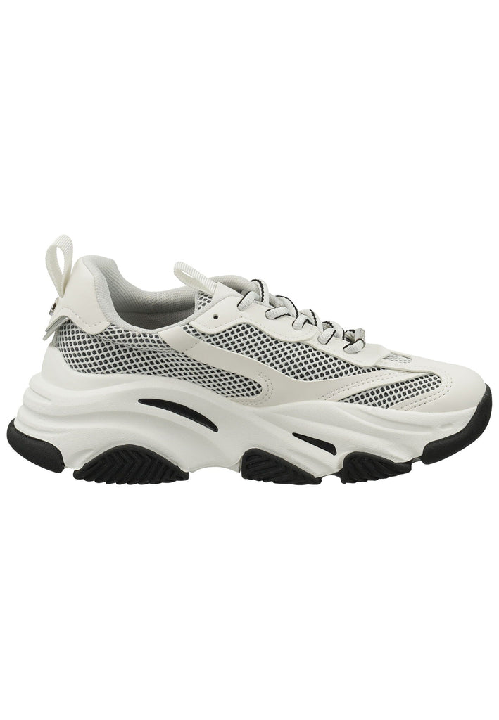 Steve Madden Sneaker Lederimitat Silber/Weiß