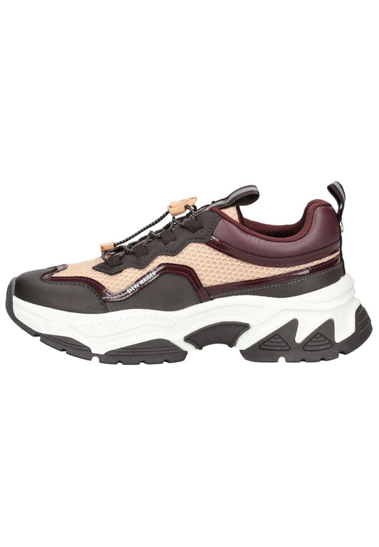 Steve Madden Sneaker Lederimitat/Textil Braun/Rot