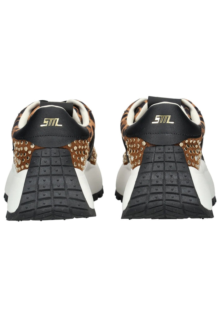 Steve Madden Sneaker Lederimitat/Textil Braun/Schwarz