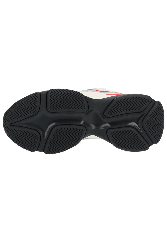 Steve Madden Sneaker Lederimitat/Textil Grau/Rot