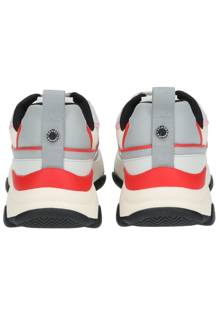 Steve Madden Sneaker Lederimitat/Textil Grau/Rot