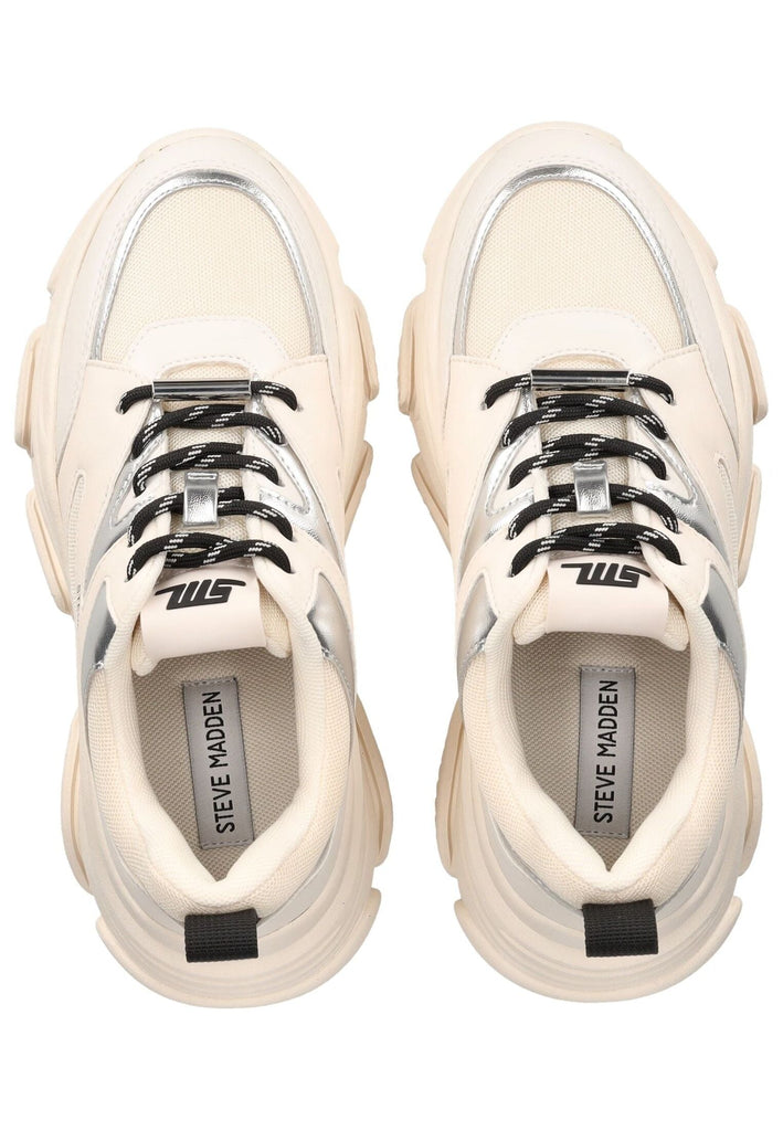 Steve Madden Sneaker Lederimitat/Textil Hellbeige