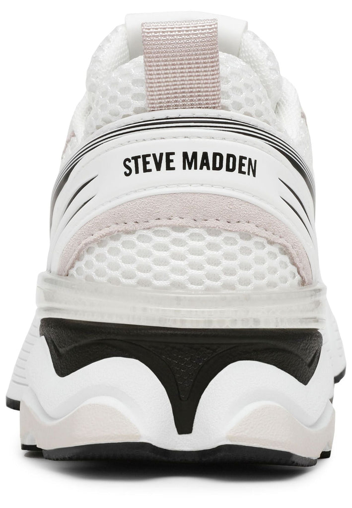 Steve Madden Sneaker Lederimitat/Textil Offwhite